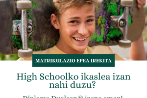 Imagen de Matriculaciones abiertas DIPLOMA DUAL – DIPLOMA DUALAren matrikulazio epea irekita