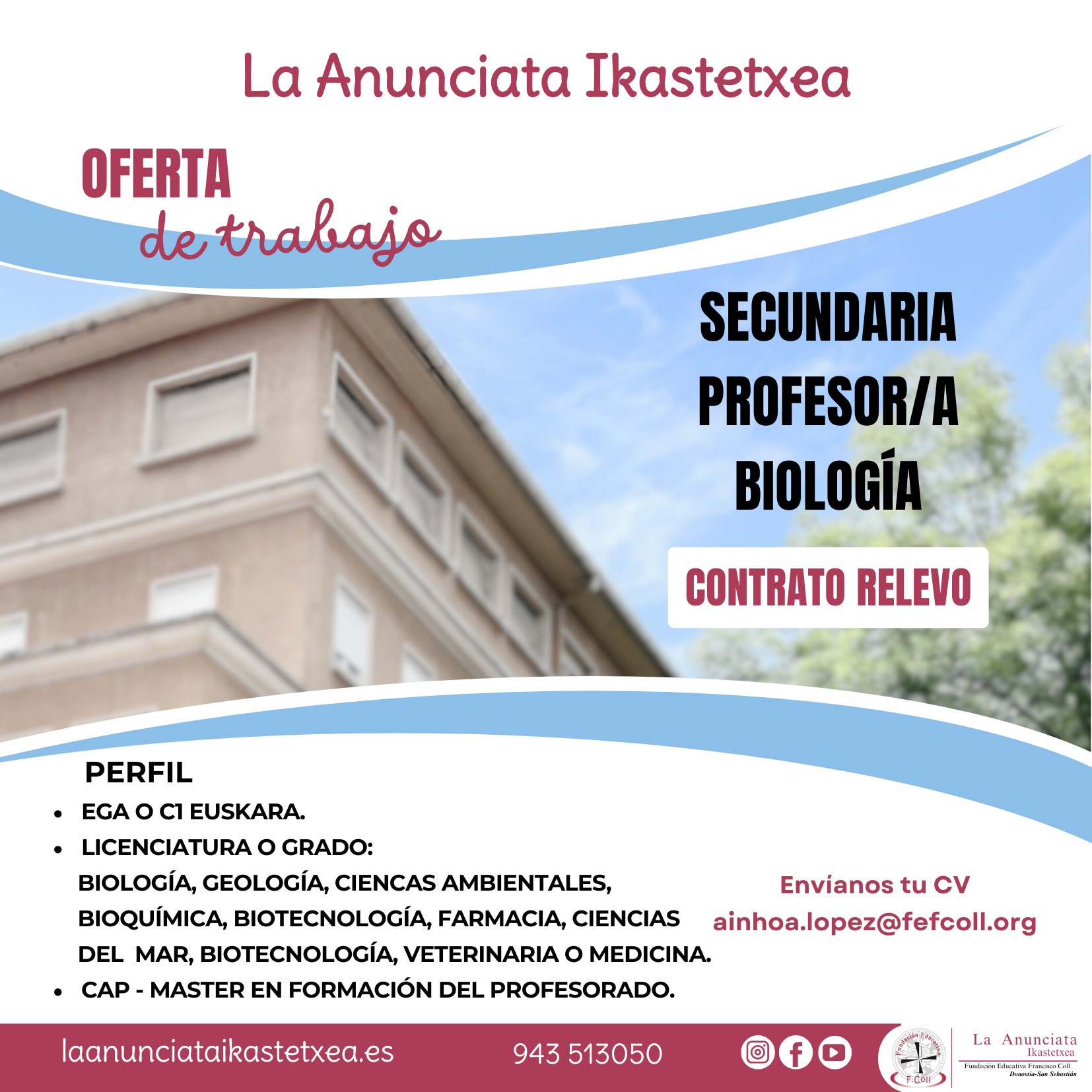 Imagen de OFERTA DE EMPLEO – LAN ESKAINTZA